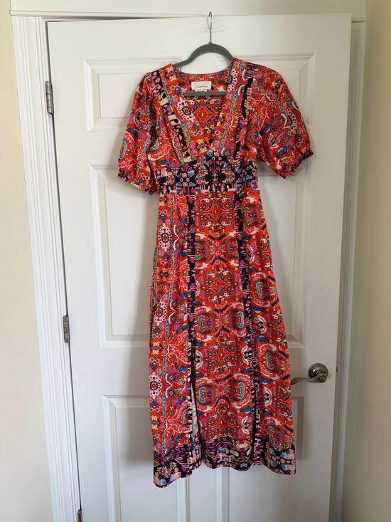 Anthropologie Dresses & Skirts - Anthropologie Paisley Button-Front Midi Dress